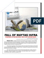 Fall of Maytas Infra financials pre-post Satyam