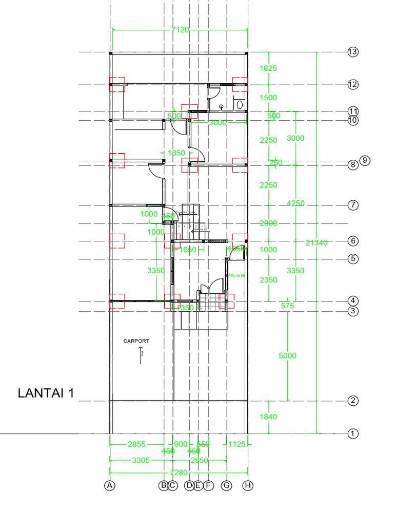 contoh Denah Rumah | PDF