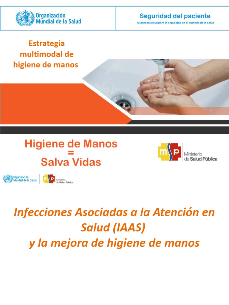 Mejora de la Higiene de Manos en Salud | PDF | Lavado de manos | Higiene