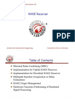 RAKE Receiver: Wireless Information Transmission System Lab
