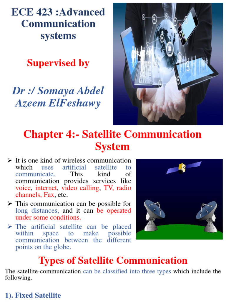 Satellite Communication Systems Overview | PDF | Communications ...