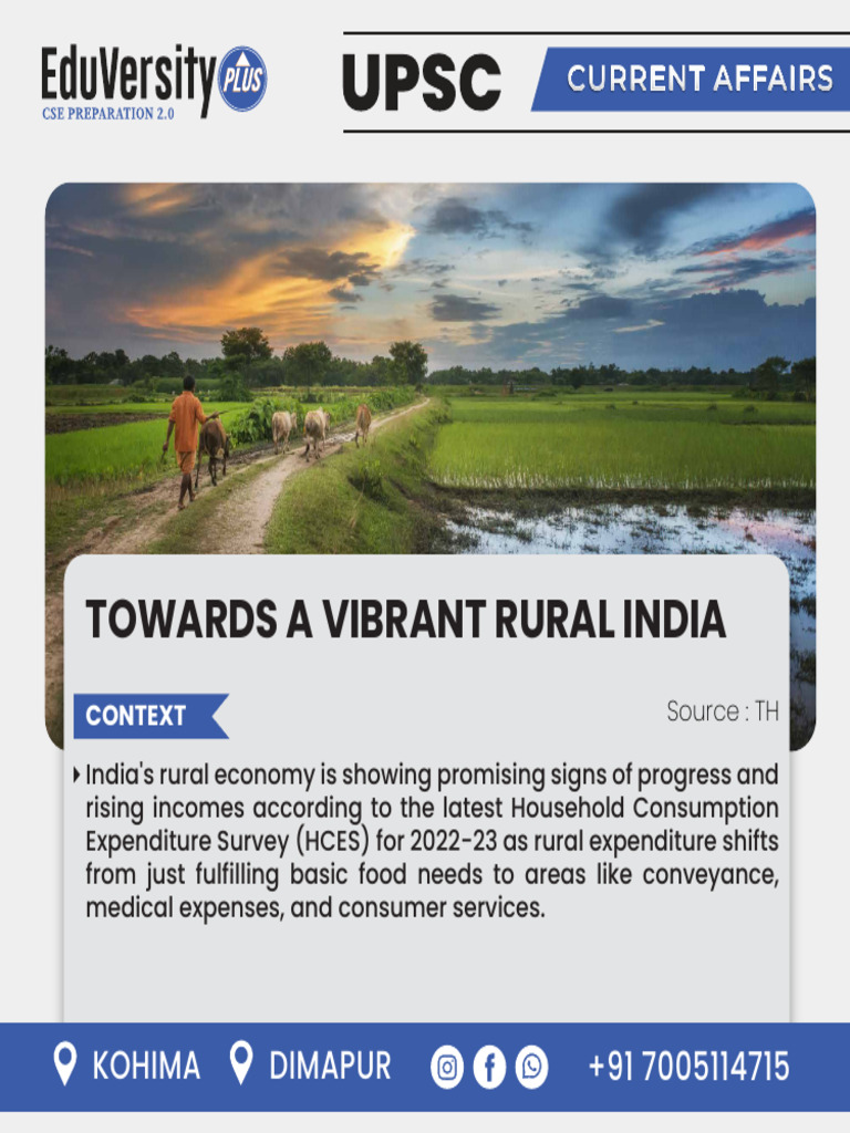 Rural Development in India: Trends & Challenges | PDF | Economies