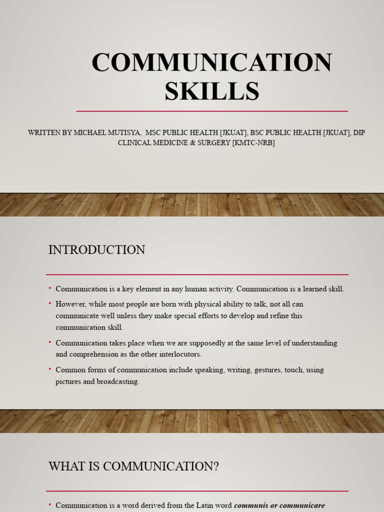 Mastering Effective Communication Skills | PDF | Communication ...