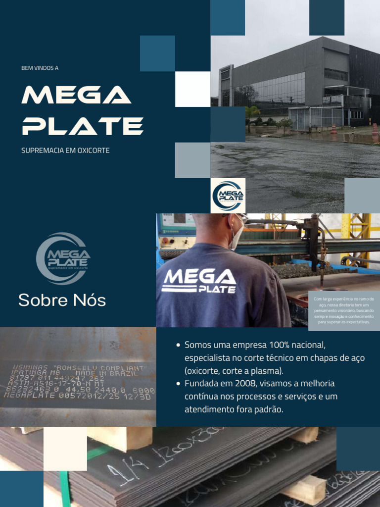 Mega Plate - Chapas de Aço | PDF | Aço