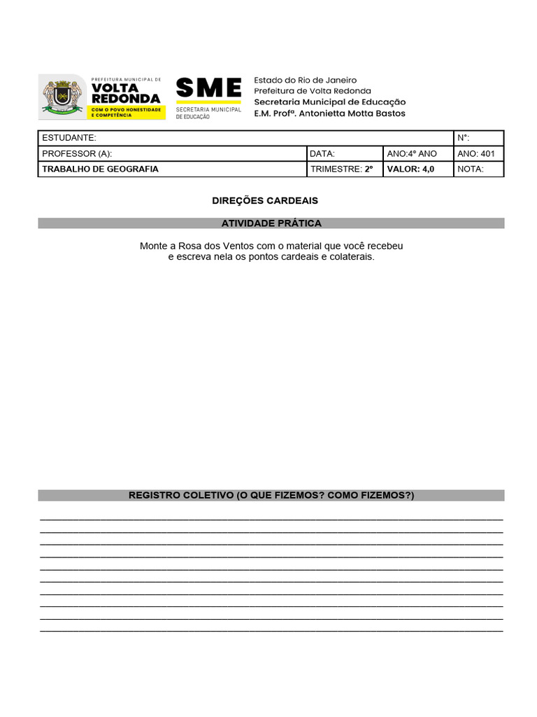 Trabalho Geografia 2 Trimestre | PDF | Navegação