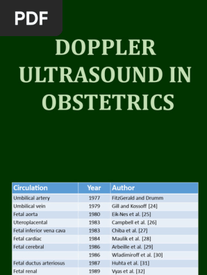 DOPPLER ULTRASOUND IN  OBSTETRICS-2