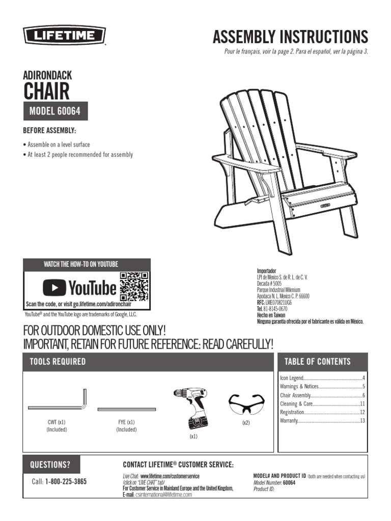 Chair: Assembly Instructions | PDF