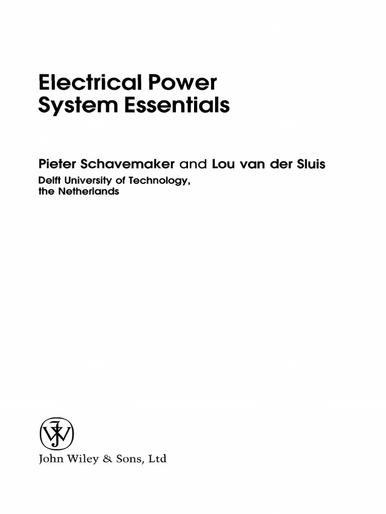 Electrical Power System Essentials | PDF | Electric Power | Electric ...