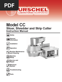 Urschel CC - Manual - English - 2355 - Adndm - 2533 - Ches