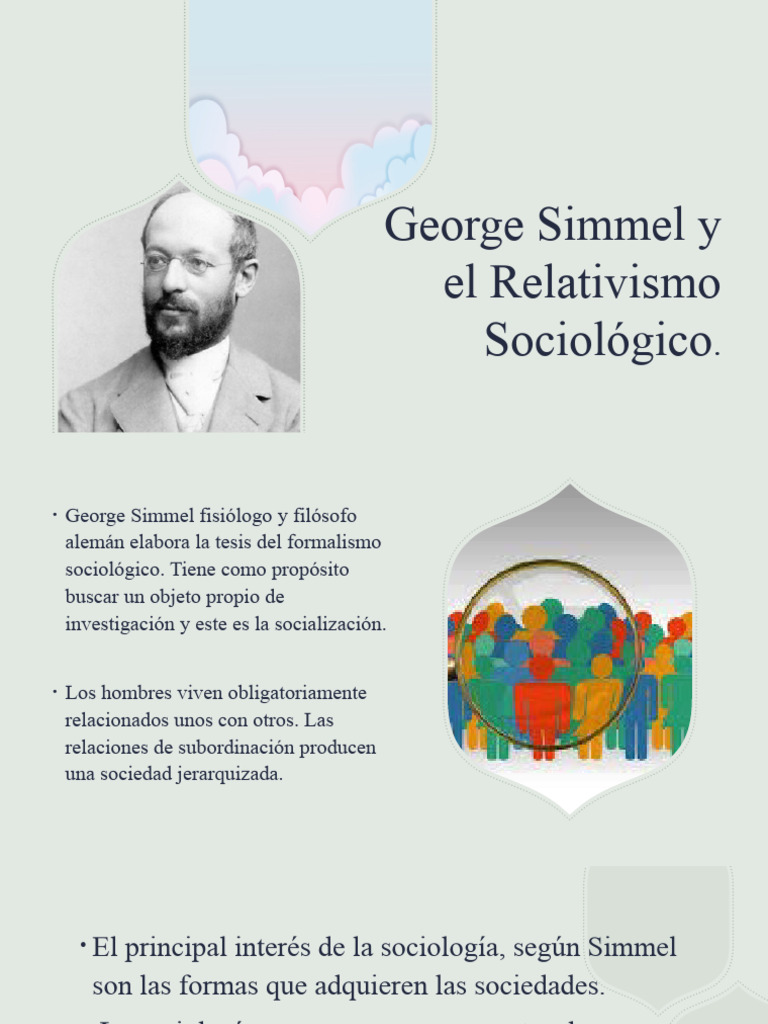 Relativismo Sociológico de Simmel | PDF