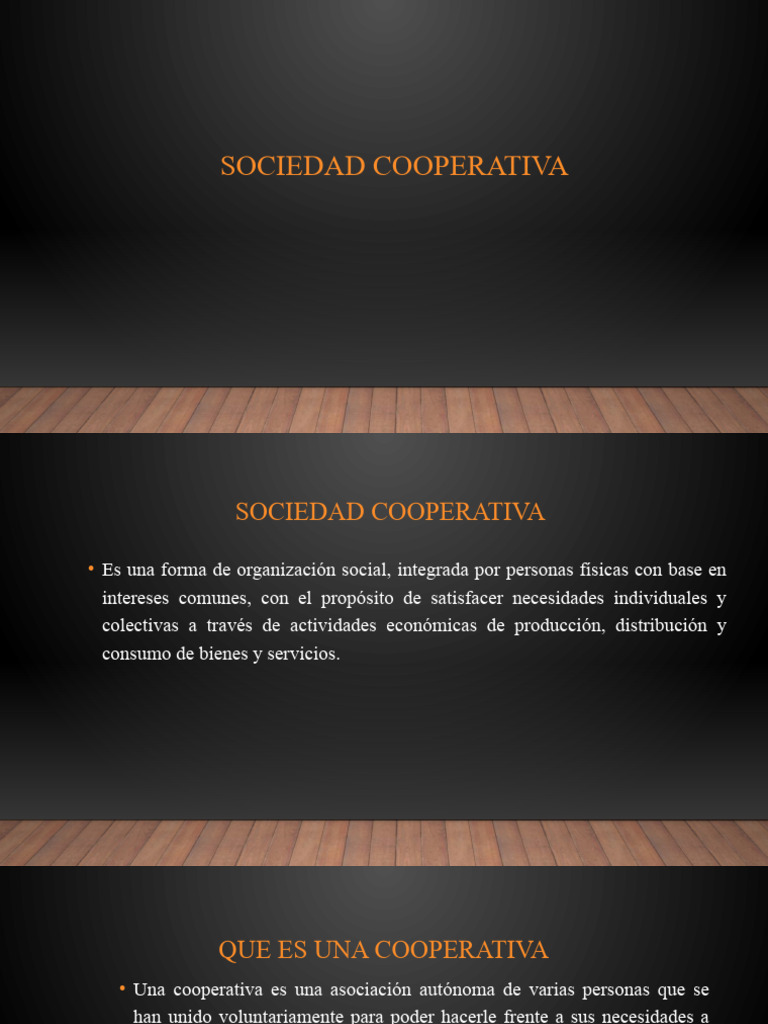 Sociedad Cooperativa | PDF | Cooperativa | Bancos