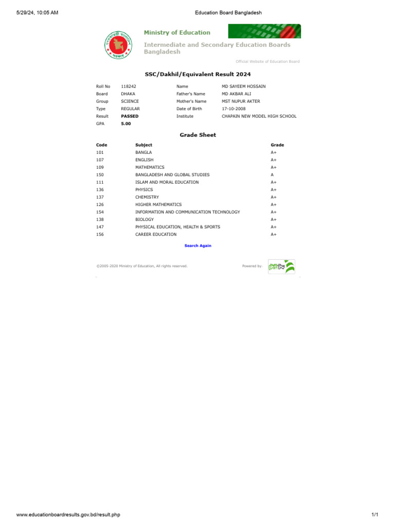 Education Board Bangladesh Pdf Bangladesh
