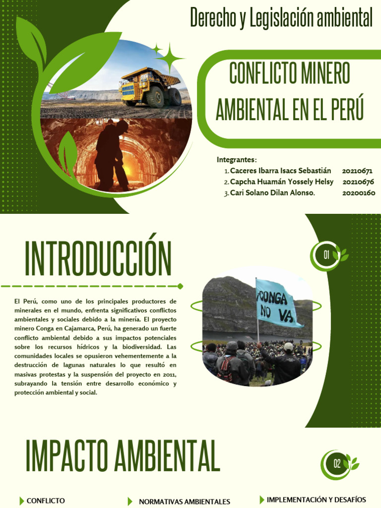 Conflictos Ambientales en la Minería Peruana | PDF | Minería ...
