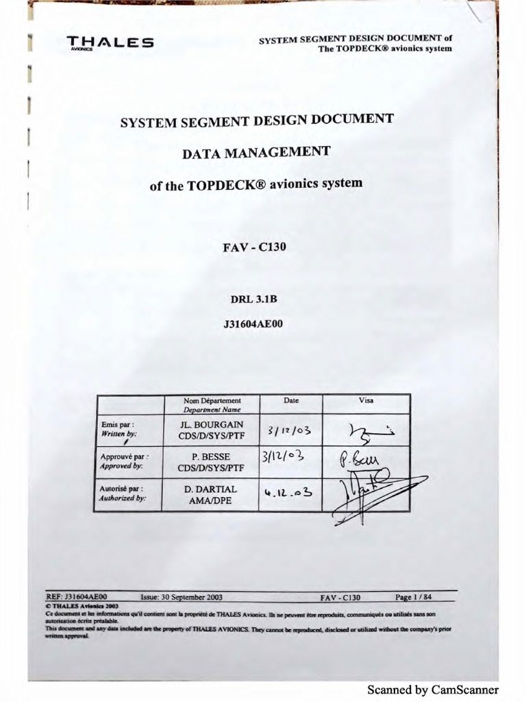 TOPDECK® Avionics System Design Document | PDF | Avionics | Aviation