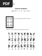 Vocales y acentos en Braille | PDF