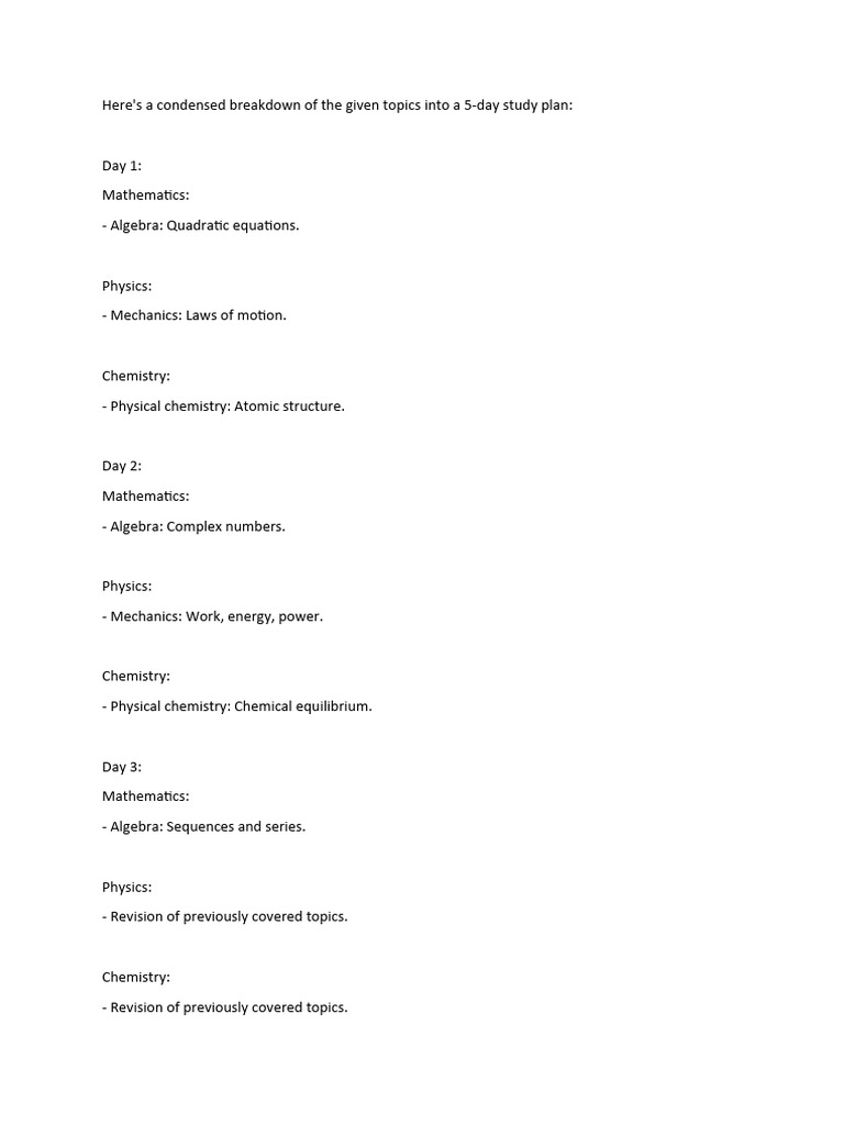 Month 1 Week 1 | PDF