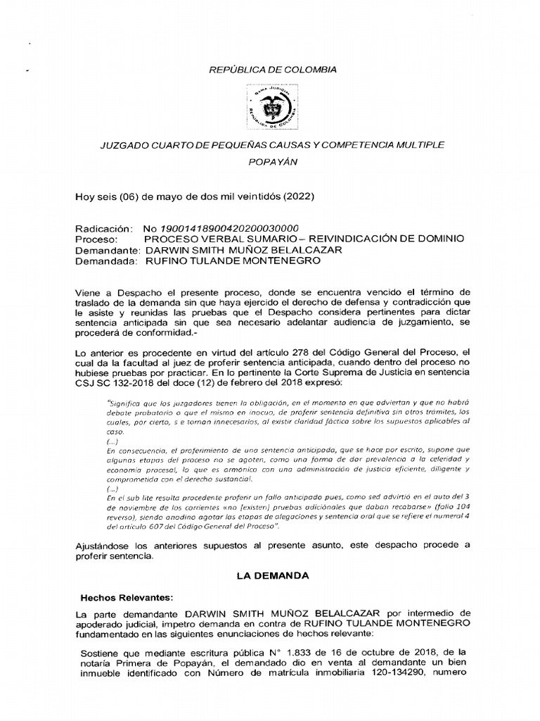 Sentencia 2020-00300 | PDF