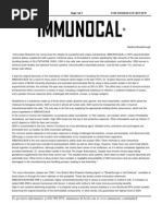 Download IMMUNOCAL Medical Breakthrough by Immuno-press SN7451019 doc pdf