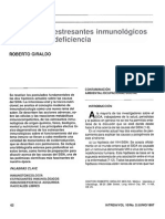 Papel de Los Estresantes Inmunologicos en La Inmunodeficiencia