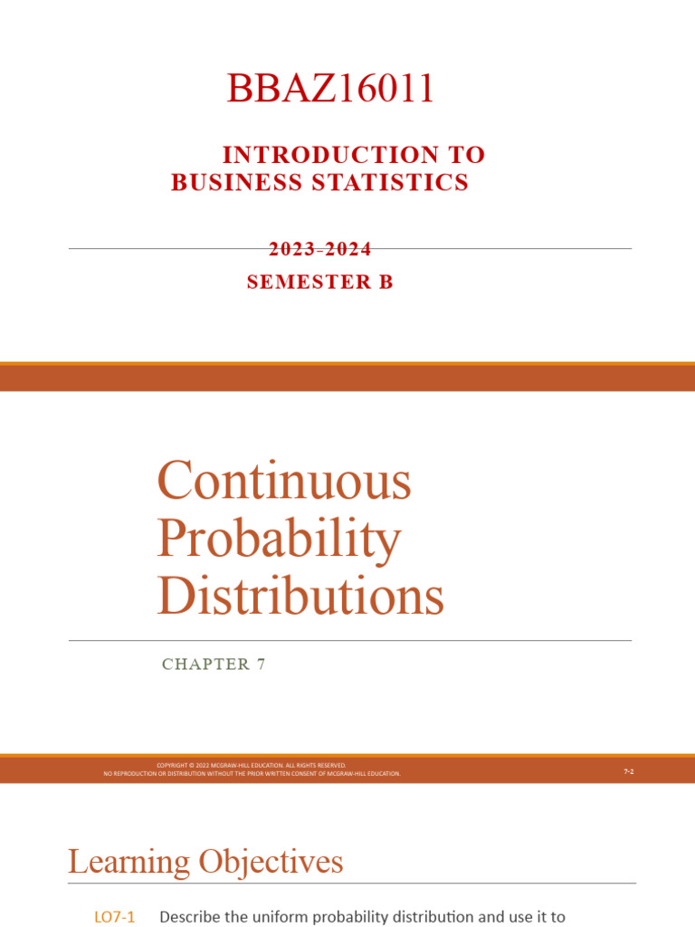 Chapter 7 | PDF | Normal Distribution | Mean