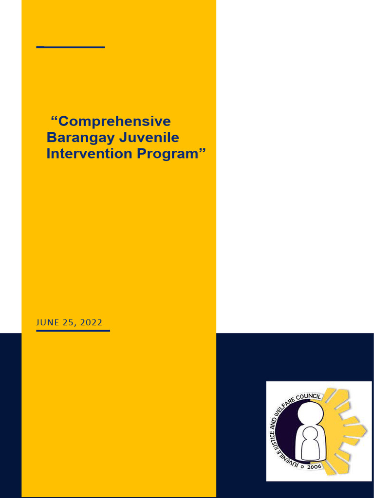 Barangay Juvenile Intervention Program | PDF | Child Abuse | Violence