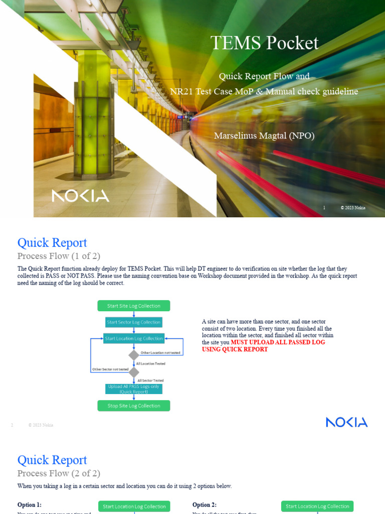 N21 Test Case MoP Manual Check Guideline v1.0 | PDF | Data Transmission ...