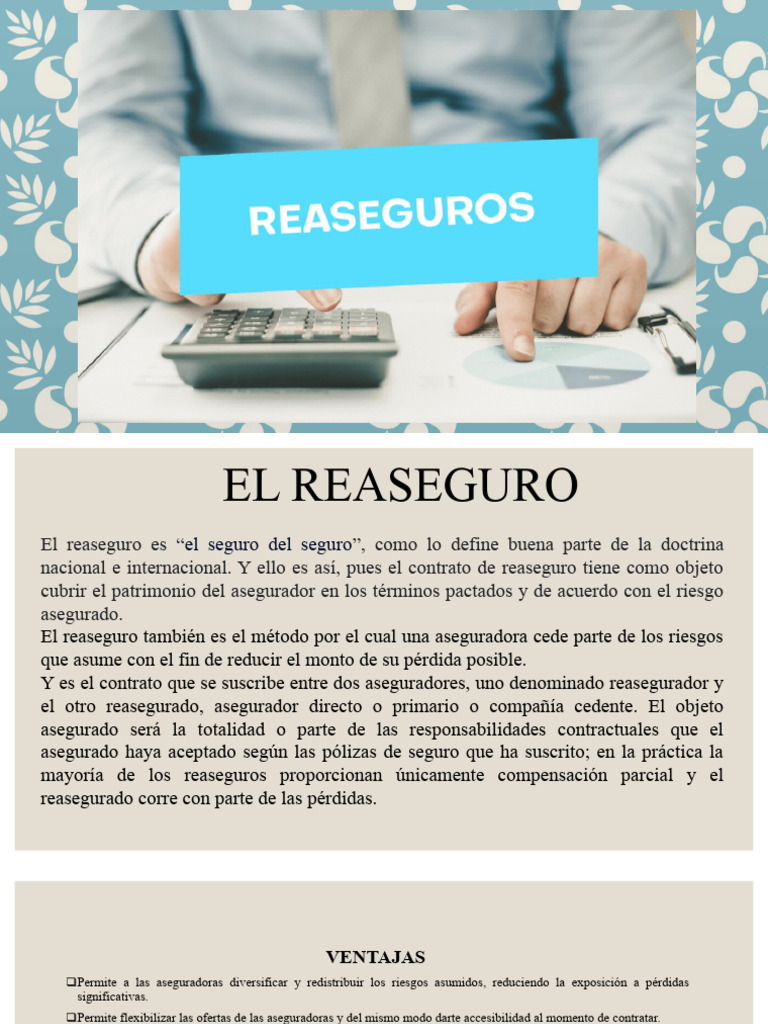 Ventajas y desventajas del reaseguro | PDF