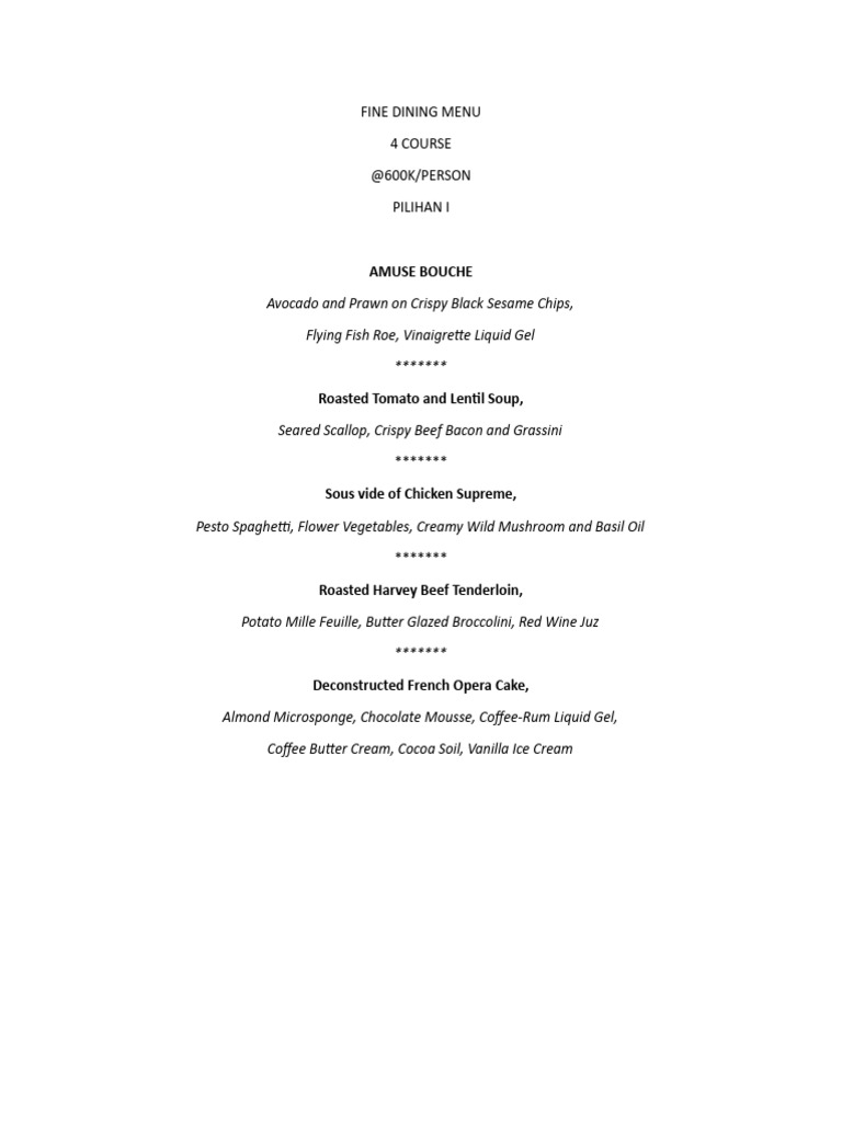 FINE DINING SET MENU 600k PDF
