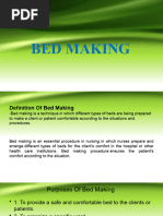 Linen Change Procedure for Residents | PDF | Bed | Clothing