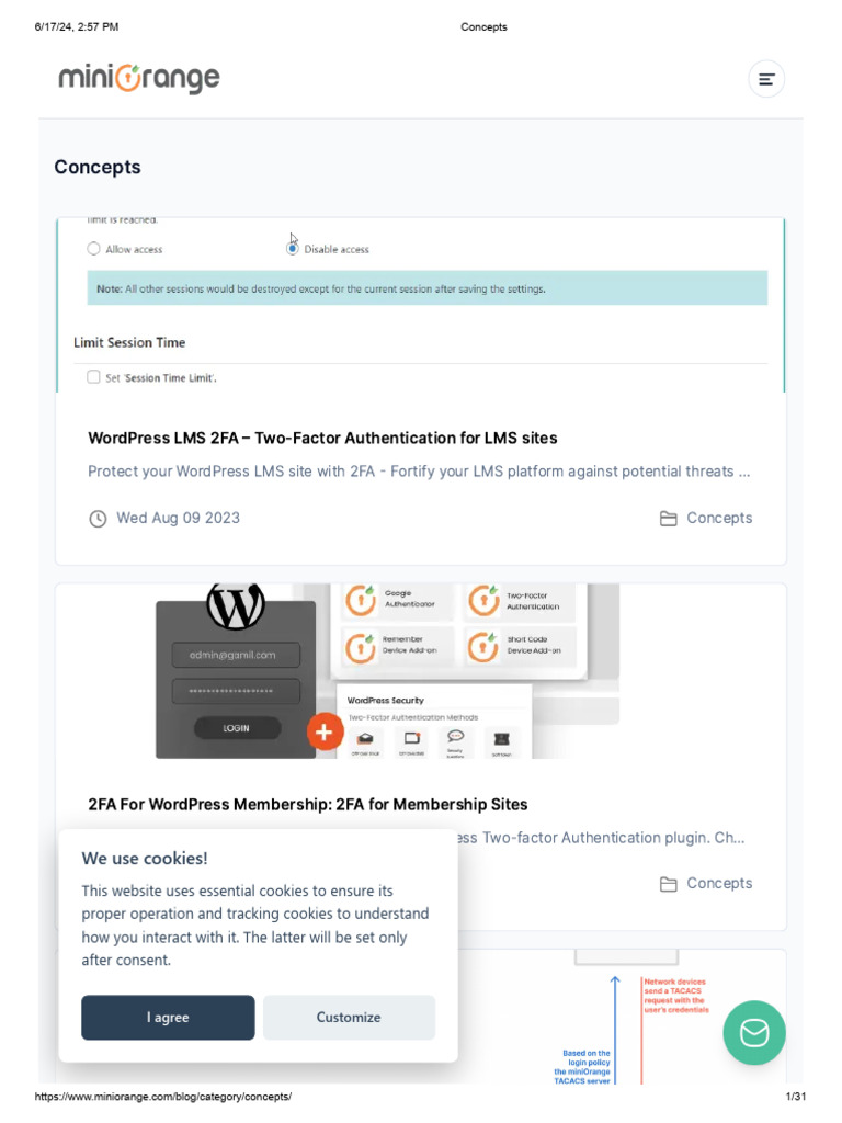 WordPress 2FA for Enhanced Security | PDF | Http Cookie | Information Age