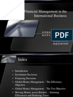 Financial Management in The International Business