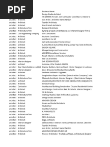 Lucknow Architect Data 12 6 2024