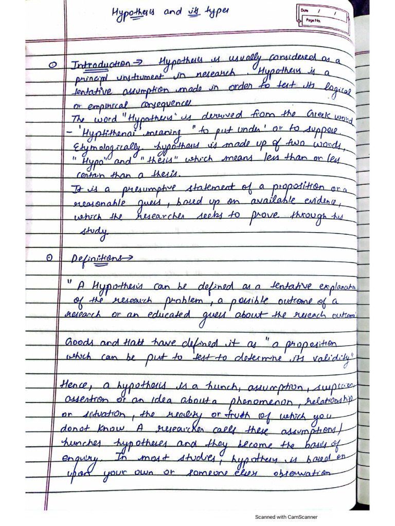 Hypothesis visual data 4