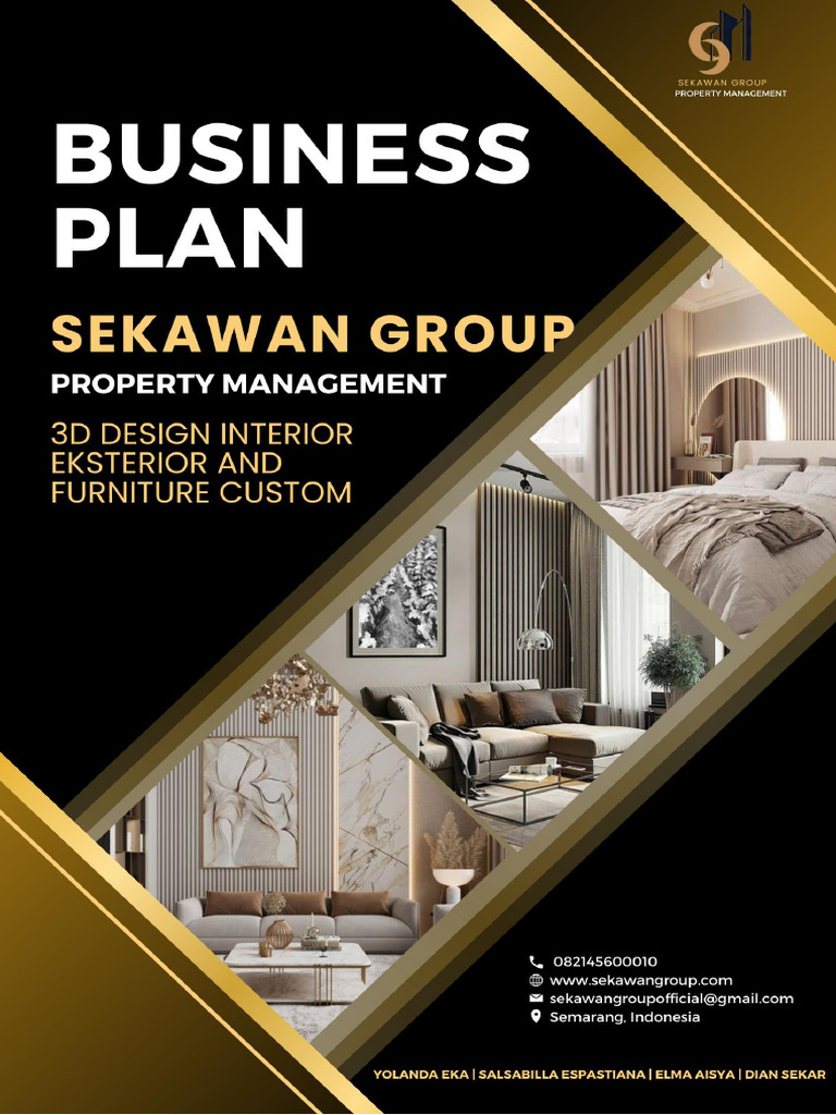Proposal Bisnis Desain Interior dan Furniture | PDF | Seni