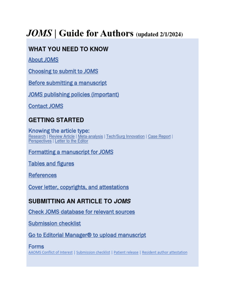 Joms guide for authors pdf artificial intelligence intelligence