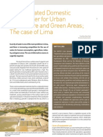 Peru Using Treated Domestic Wastewater For Urban Agriculture and Green Areas The Case of Lima