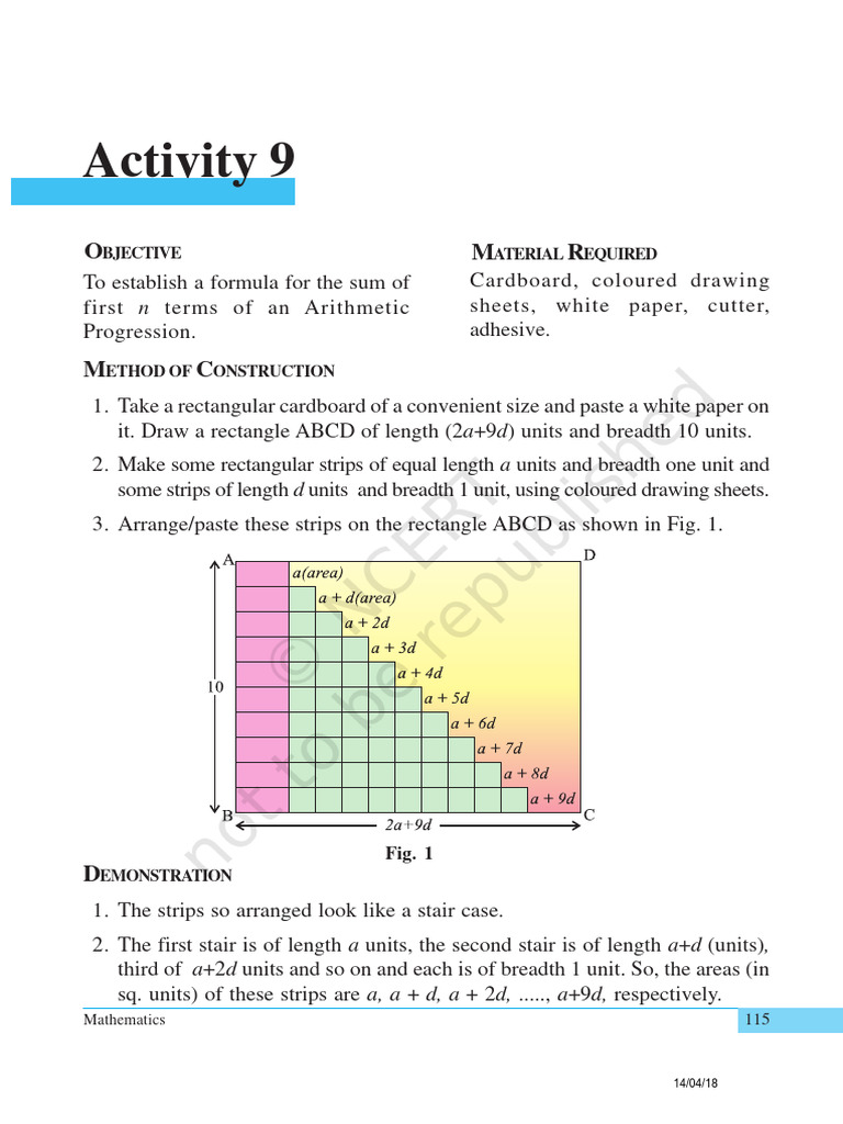 Activities 9 | PDF | Area | Length