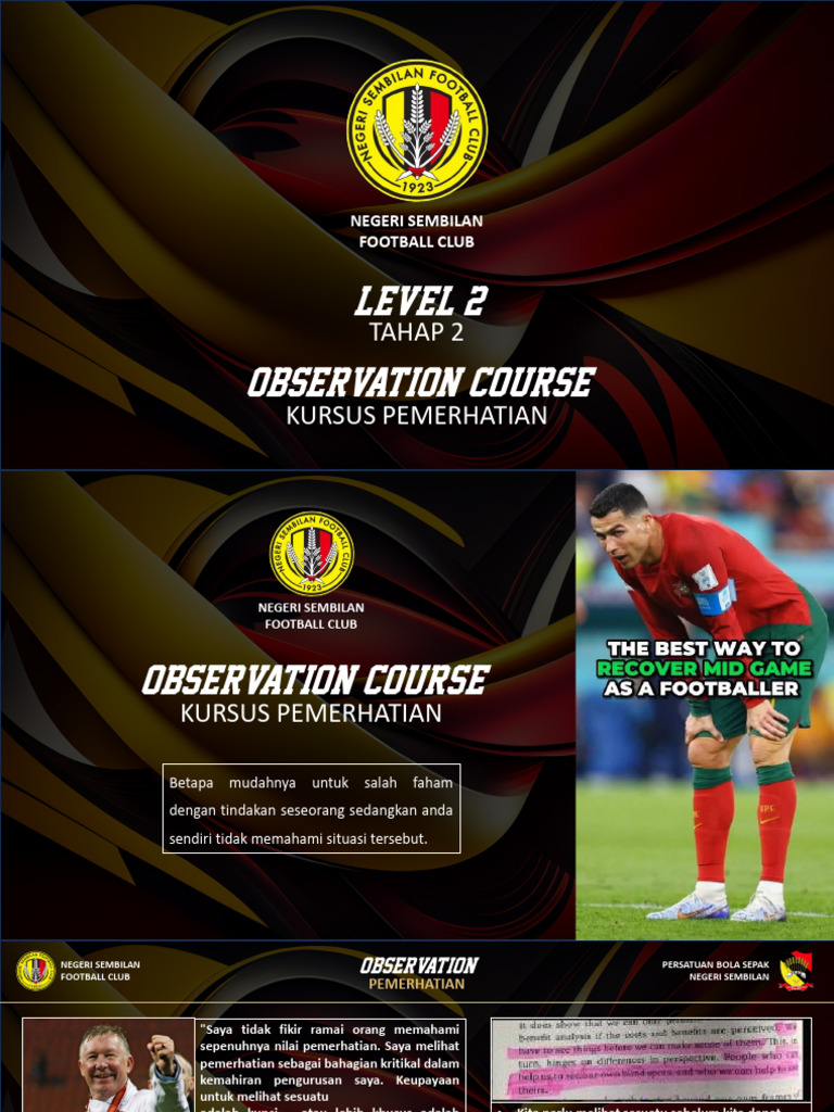 Level 1 Observation Course | PDF