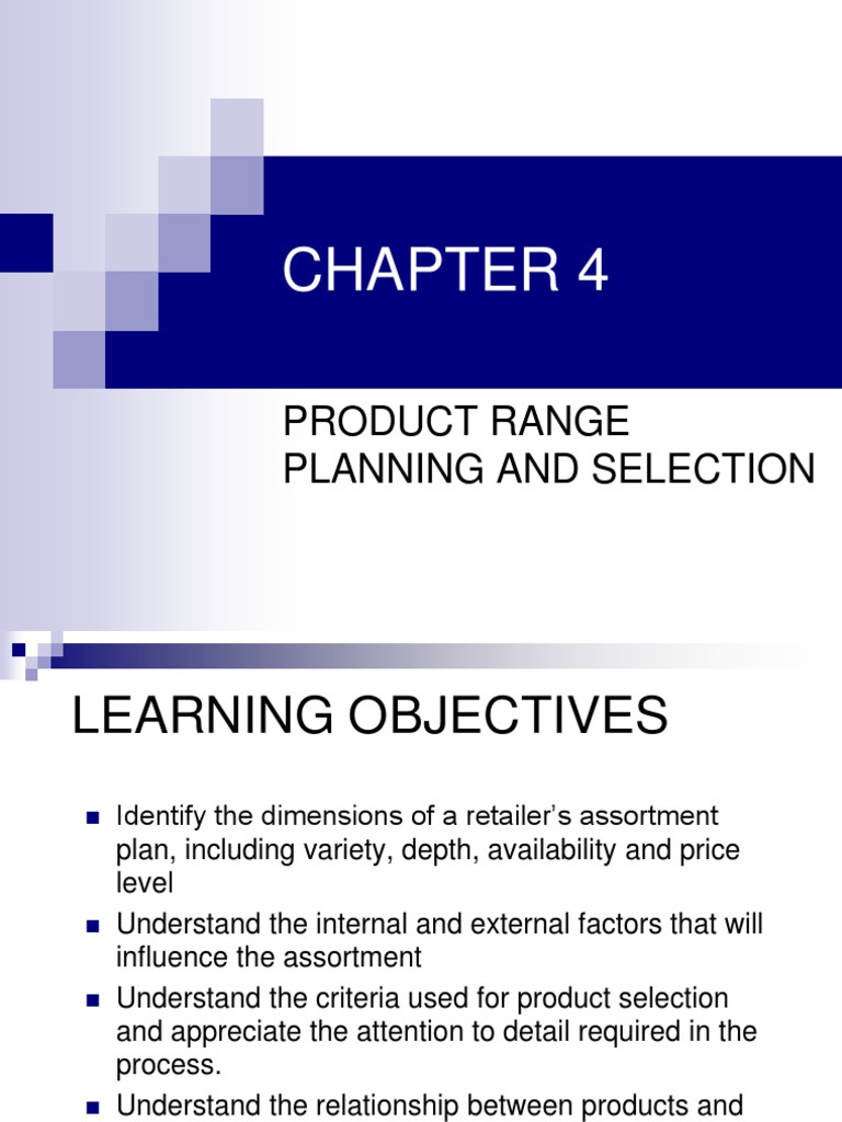 Product Range Planning and Selection | PDF | Brand | Retail