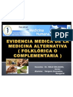 Evidencia Medica de La Medicina Alternativa (Folklórica Presentacion