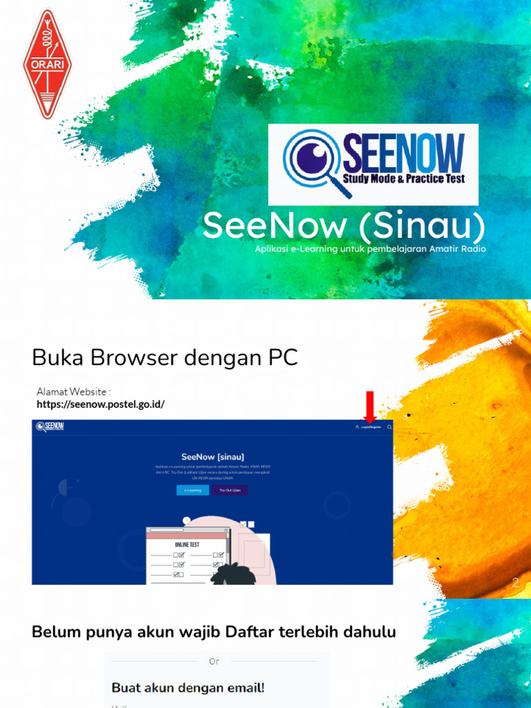 Panduan Ujian di SeeNow Siaga | PDF