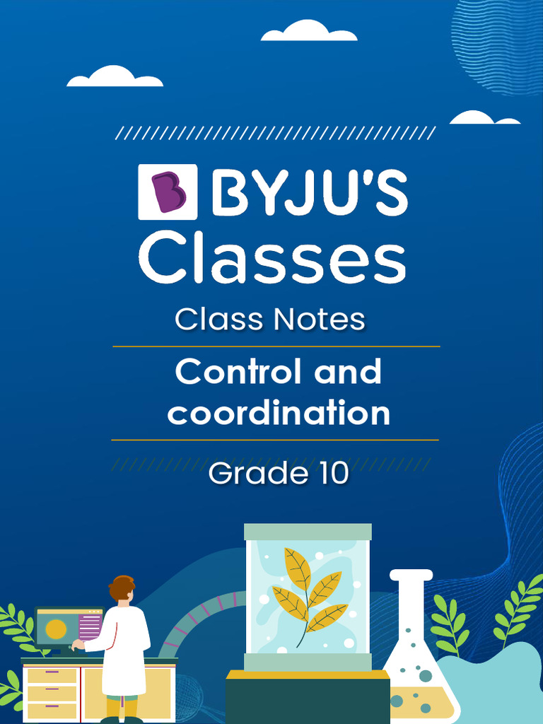 Class 10 Control and Coordination Notes | PDF | Central Nervous System ...