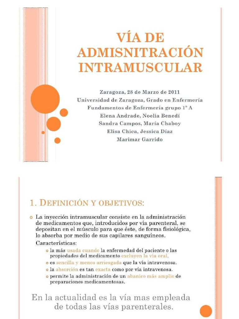 1 PDF Via Intramuscular | PDF