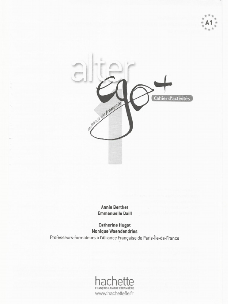 Alter Ego (Cahier d Activites) | PDF
