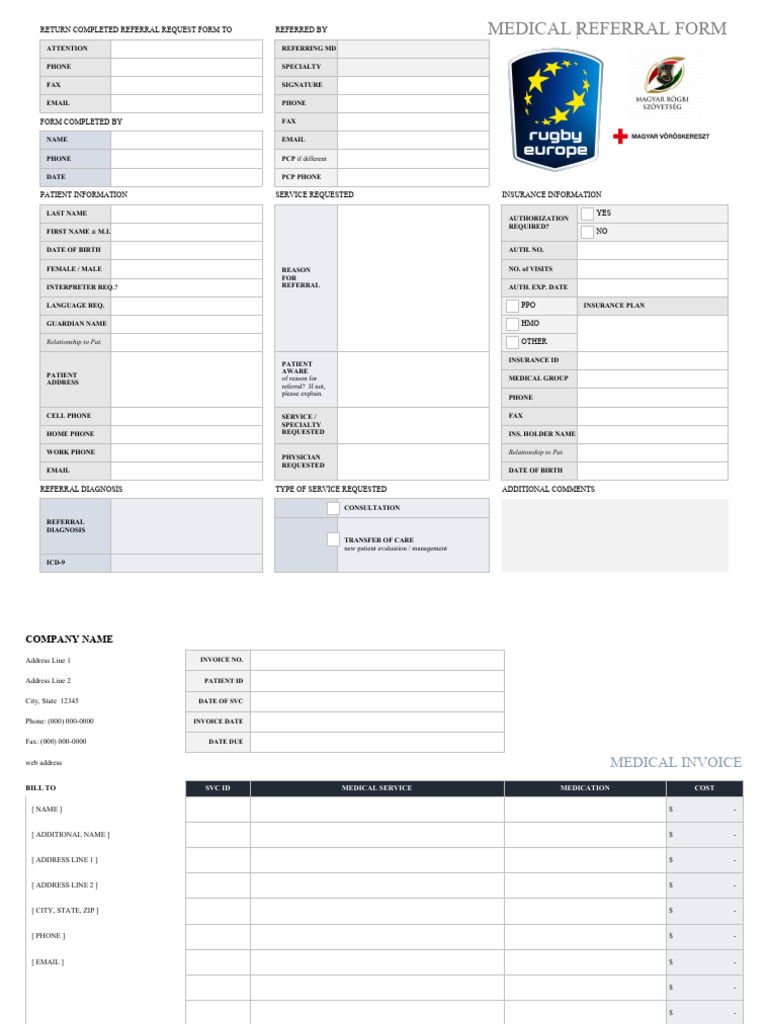 IC Medical Referral Form Template 10541 | PDF | Medicine | Social Programs