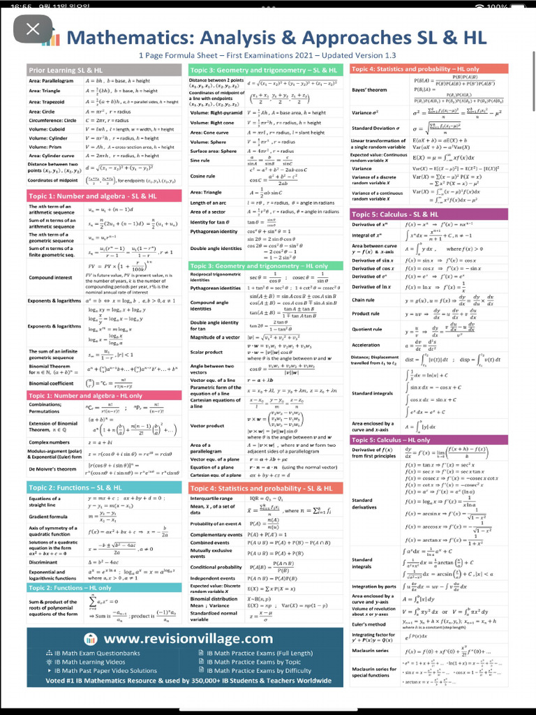 Formular Booklet | PDF