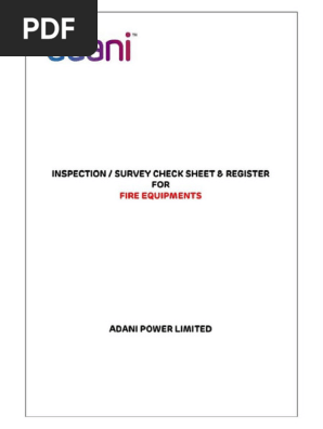 Fire Extinguisher Inspection