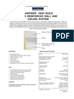 Sanifiber High Build Fiber Reinforced Wall and Ceiling System