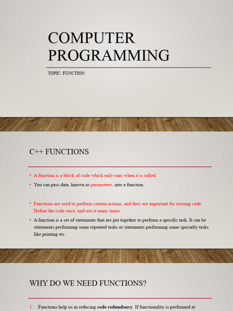 Programming Fundamentals 13 | PDF | C++ | Software Engineering