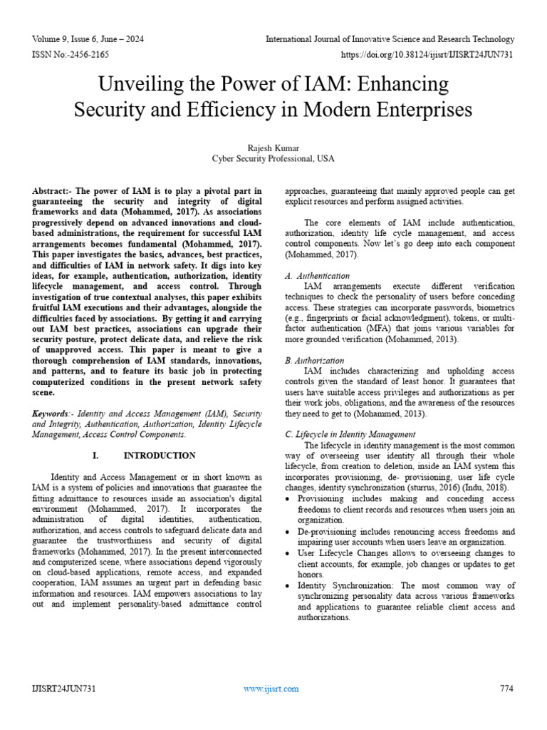 Unveiling The Power of IAM: Enhancing Security and Efficiency in Modern ...